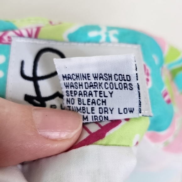 Vintage Lilly Pulitzer White Label Patchwork Skirt 6 - Picture 5 of 6